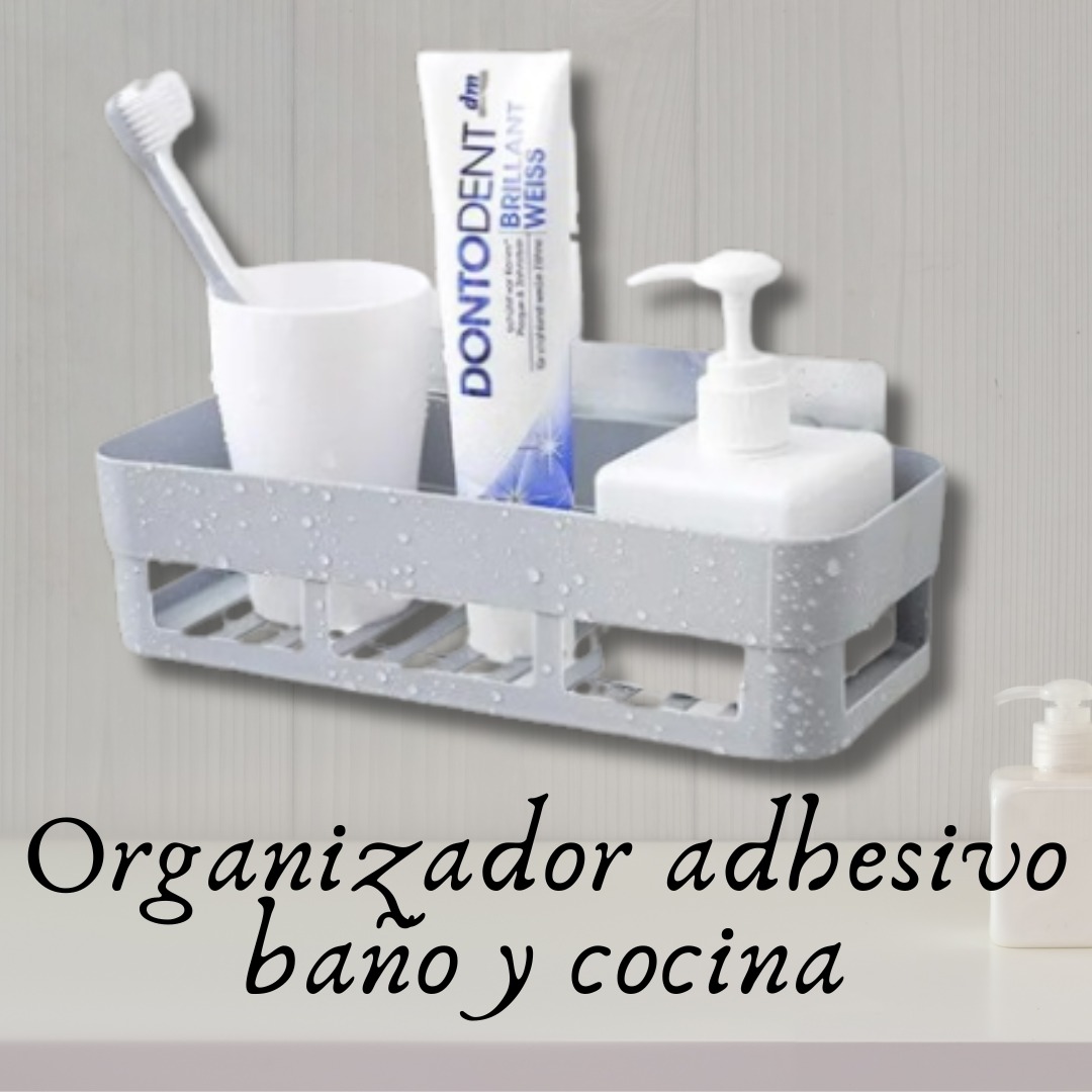 Miniatura 3 de Organizador adhesivo baño y cocina